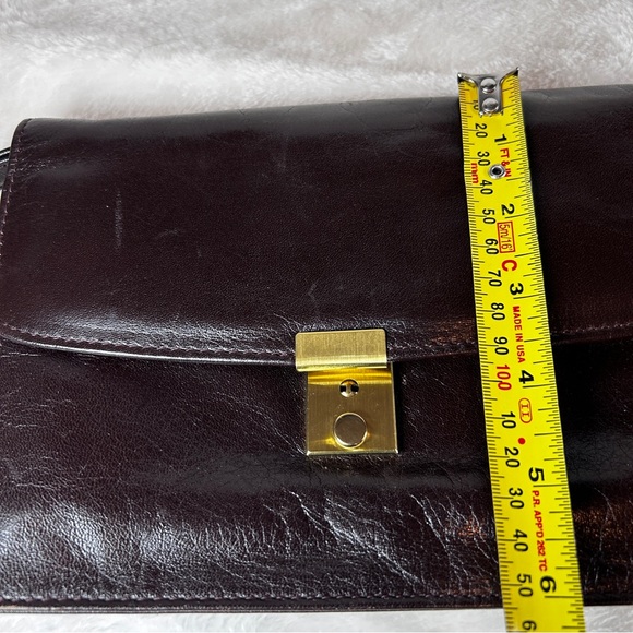 Vintage 70's Pierre Cardin Leather Clutch Purse Wristlet - Picture 11 of 11